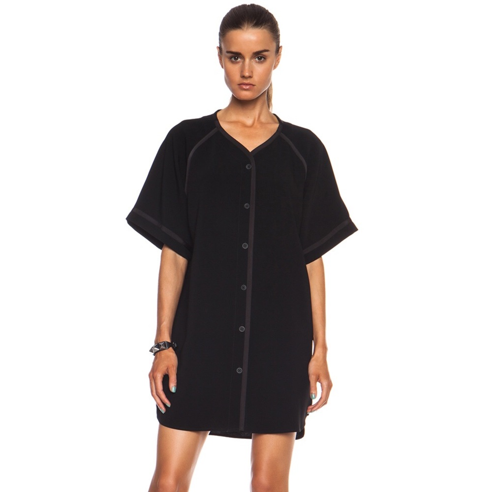SZ S Rag & Bone Varsity Triacetate-Blend Dress - Picture 2 of 8